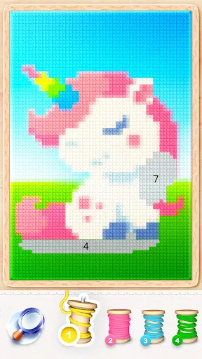 Magic Cross-Stitch: Malspiele screenshot