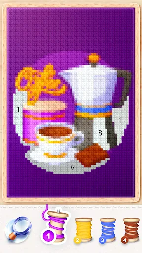 Magic Cross-Stitch: Malspiele screenshot