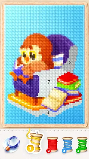 Magic Cross-Stitch: Malspiele screenshot