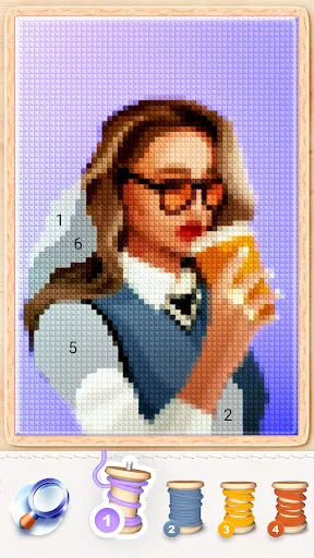 Magic Cross-Stitch: Malspiele screenshot