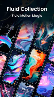 Magic Fluid Live Wallpapers 5D screenshot 4