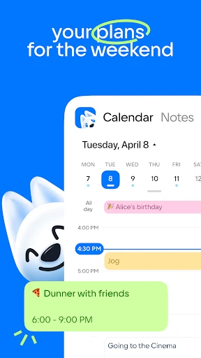 Mail: Post, Cloud, Kalender screenshot