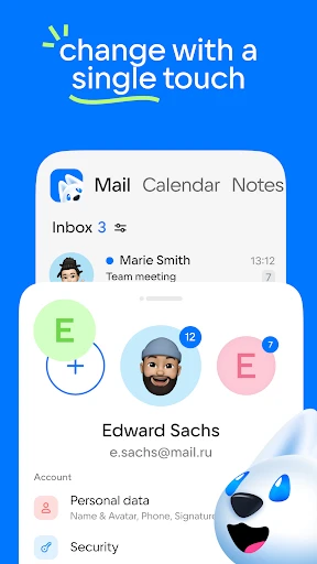 Mail: Post, Cloud, Kalender screenshot