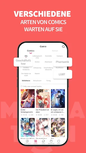 MangaToon: Webtoon, Web Comics screenshot