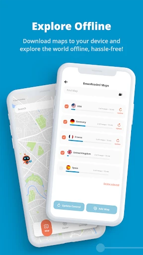 MapXplorer: Navigation, Radar screenshot