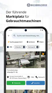 Maschinensucher screenshot 3