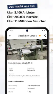 Maschinensucher screenshot 4