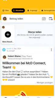 McD Connect screenshot 2