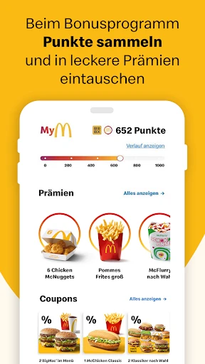 McDonald’s Deutschland screenshot