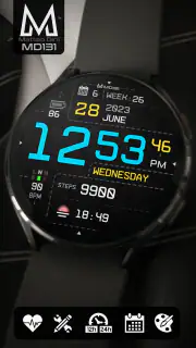 MD131 - Digital watch face screenshot 3