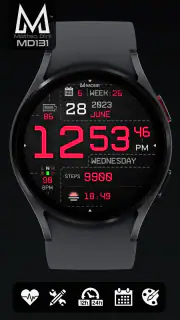 MD131 - Digital watch face screenshot 5