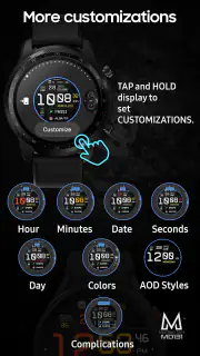 MD131 - Digital watch face screenshot 7