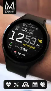 MD131 - Digital watch face screenshot 8