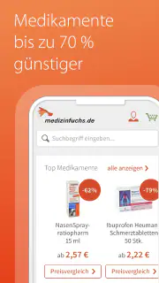 medizinfuchs - Preisvergleich screenshot 2