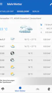 MehrWetter screenshot 2
