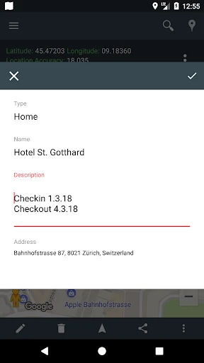Mein Standort: GPS-Karte screenshot