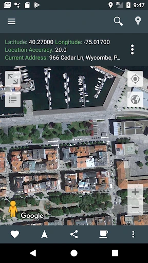 Mein Standort: GPS-Karte screenshot