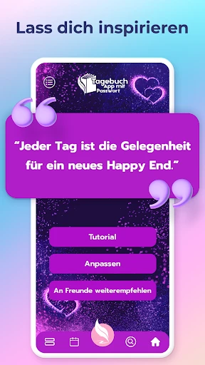 Mein Tagebuch mit Code screenshot