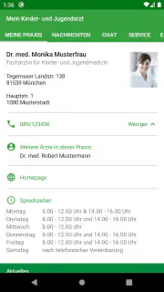 Meine pädiatrische Praxis screenshot 1