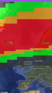 Meine Polarlicht-Vorhersage screenshot 2