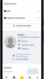 MeineVLH screenshot 2