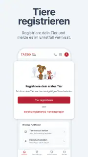 MeinTASSO screenshot 2