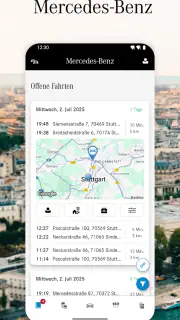Mercedes-Benz Fahrtenbuch screenshot 1