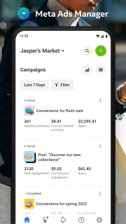 Meta-Werbeanzeigenmanager screenshot 1