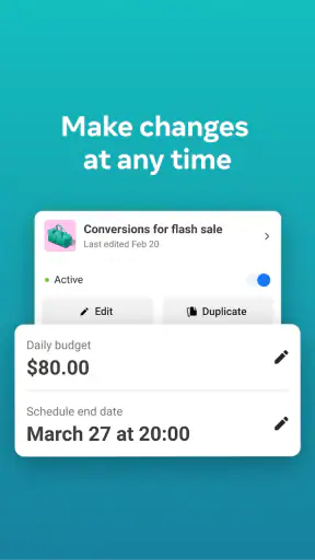 Meta-Werbeanzeigenmanager screenshot