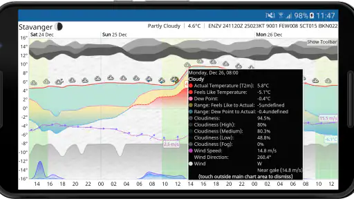 Meteogram Pro Weather Widget screenshot 8