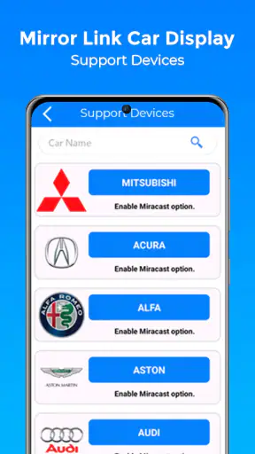 Mirror Link-Autodisplay screenshot