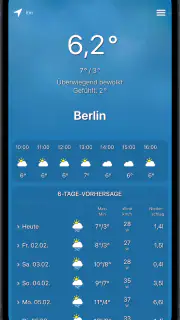 Mobilewetter screenshot 2