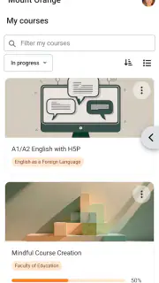 Moodle screenshot 1