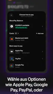 MoonPay: Krypto & Bitcoin screenshot 3