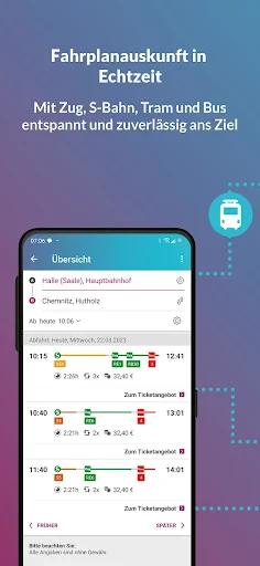 MOOVME - Bus, Bahn, Zug & mehr screenshot