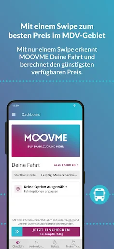 MOOVME - Bus, Bahn, Zug & mehr screenshot