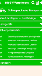 MR-BW Verrechnungssätze screenshot 2