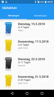Müllabfuhr - Kalender screenshot 1