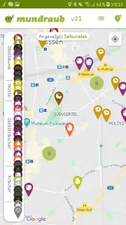 Mundraub Navigator screenshot 1