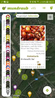 Mundraub Navigator screenshot 2