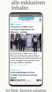 Münsterland Zeitung screenshot 3