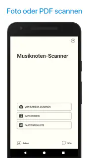 Musik Noten Scanner, Leser app screenshot 1