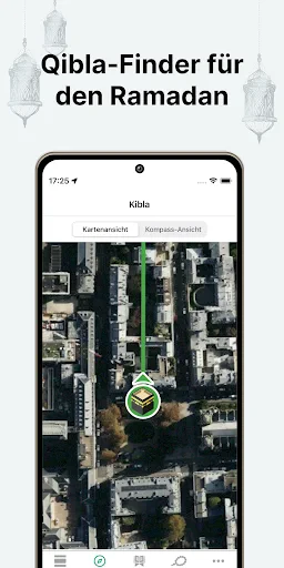 Muslim: Gebetszeiten, Qibla screenshot