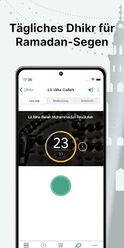 Muslim: Gebetszeiten, Qibla screenshot