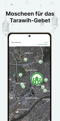 Muslim: Gebetszeiten, Qibla screenshot