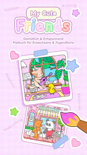 My Cute Friends: Malbuch screenshot 1