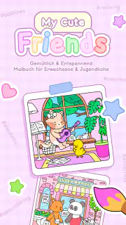 My Cute Friends: Malbuch screenshot 7