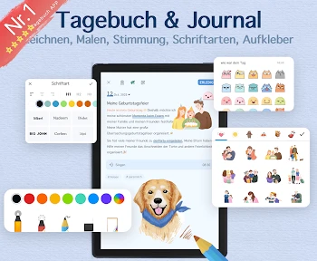 My Diary, Journal Tagebuch app screenshot