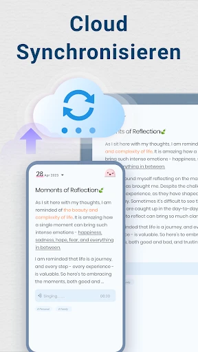 My Diary, Journal Tagebuch app screenshot
