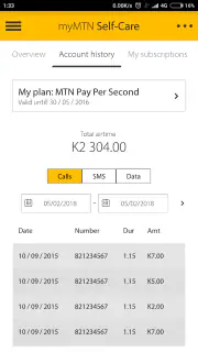 MyMTN screenshot 4